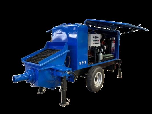 Ausnehmbare Anhängerbetonpumpe für den Langstreckentransport von Beton in Großprojekten